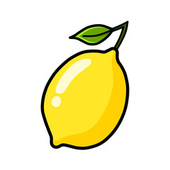 lemon fruit illustration