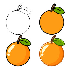 orange set illustration