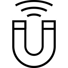 Attracting Customers vector icon in outline style 