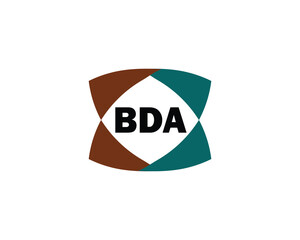 BDA logo design vector template. BDA logo design.