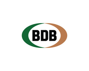 BDB logo design vector template. BDB logo design.
