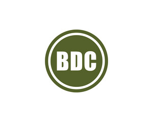 BDC Logo design vector template. BDC Logo design.