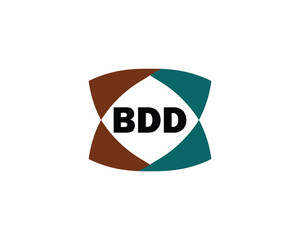 BDD logo design vector template. BDD logo design.