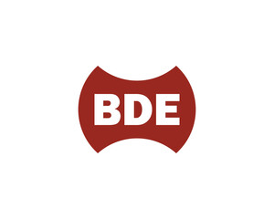 BDE logo design vector template. BDE logo design.