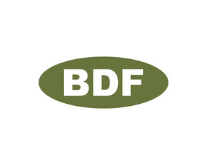 BDF logo design vector template. BDF logo design.