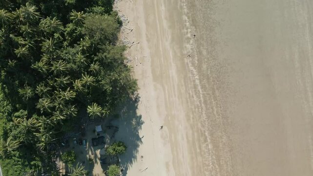 Beautiful Ariel Summer View At pugu Beach semata,Lundu Sarawak