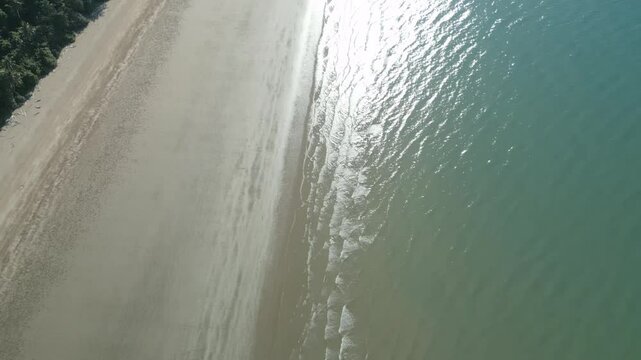 Beautiful Ariel Summer View At pugu Beach semata,Lundu Sarawak