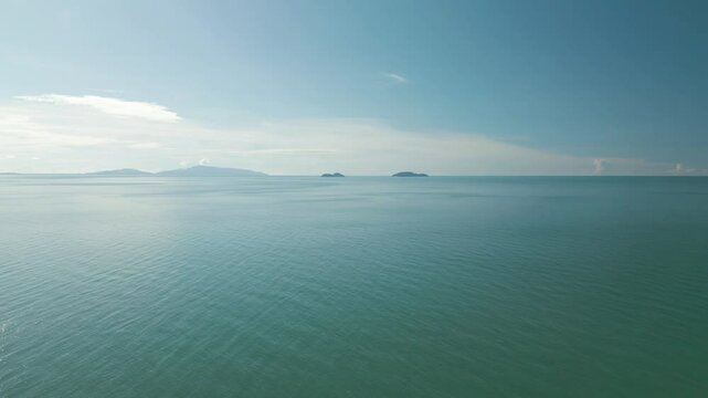 Beautiful Ariel Summer View At pugu Beach semata,Lundu Sarawak