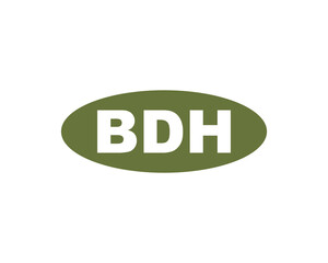 BDH Logo design vector template. BDH logo design.