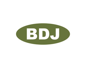 BDJ logo design vector template. BDJ logo design.