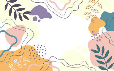 Hand drawn abstract background for design.