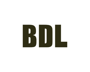 BDL logo design vector template. BDL logo design.