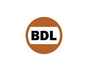 BDL logo design vector template. BDL logo design.