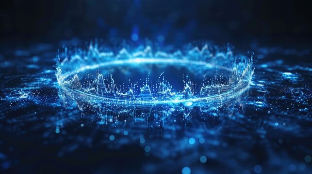 Circle Blue Digital Sound Wave technology and seismic concept design for music industry