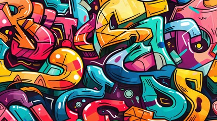 graffiti abstract background