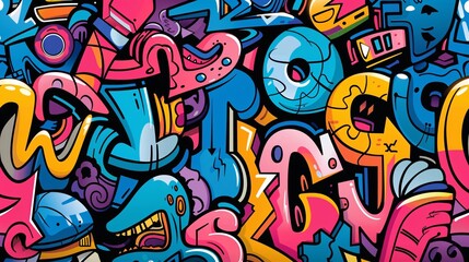 graffiti abstract background