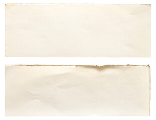 old paper texture background with vintage retro look, transparent png with empty paper sheet as backdrop for text and paper overlay effect