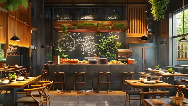 luxury restaurant cafe