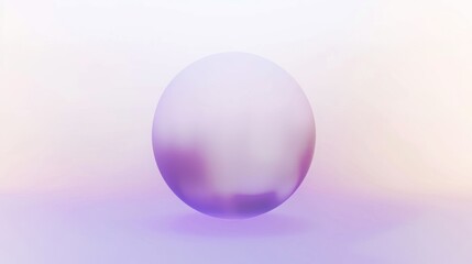 a blurred minimalist purple gradient spot in the center of a white composition