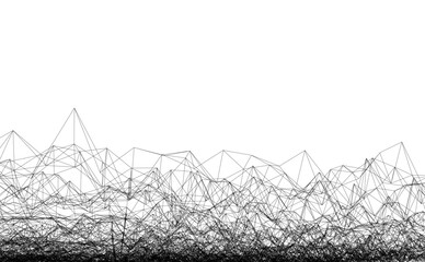 Architectural drawing. Geometric background