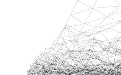 Architectural drawing. Geometric background