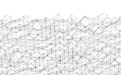 Architectural drawing. Geometric background