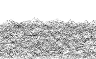 Architectural drawing. Geometric background