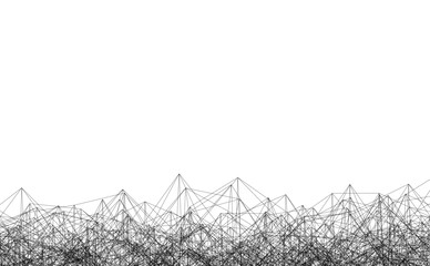 Architectural drawing. Geometric background