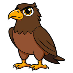 Hawk Cartoon vector for various uses