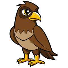 Hawk Cartoon vector for various uses