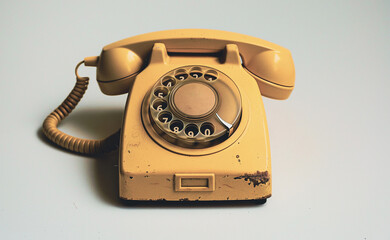 Old Telephone with rotary dial