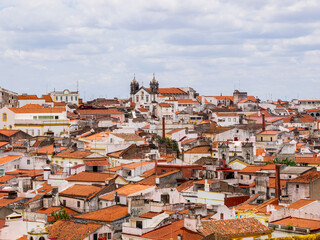 Obraz premium Panorámica de las casas de la ciudad de Elbas, Alentejo, Portugal