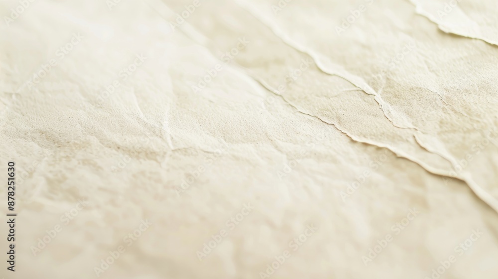 Poster serene elegance - top view of soft textured paper background for presentations