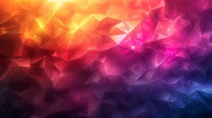Polygon backgrounds with geometric shapes and vibrant colors create a modern and dynamic look perfect for contemporary and stylish designs Background Illustration, Bright color tones, , Minimalism,