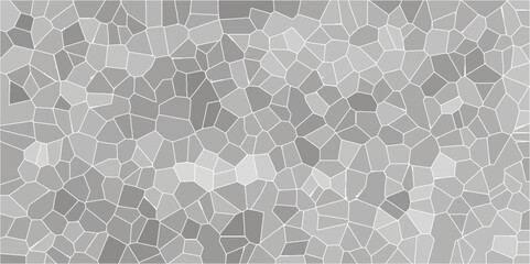 soft gray Broken Stained-Glass Background with white lines Seamless pattern with 3d shapes vector Vintage abstract mosaic pattern. colorful polygonal design pattern, which consist of triangles. glass