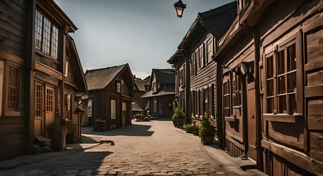 View of the town of Salem.