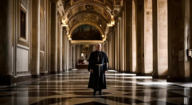 Priest in the Vatican.