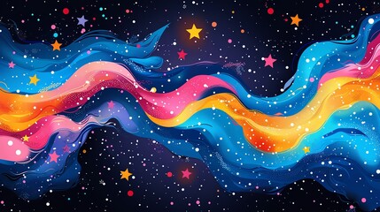 Festive backgrounds with bright colors and celebratory motifs bring joy to any project ideal for party and celebration designs creating an atmosphere of excitement and happiness Background