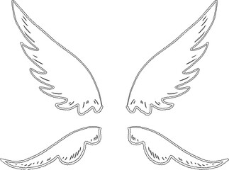 Obraz premium illustration of wings
