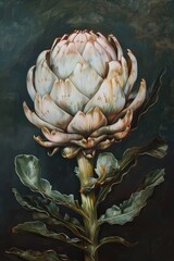 Fototapeta premium Fresh artichoke natural and vegetarian food