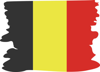 Naklejka premium Belgian Flag 