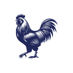 Chicken silhouette vector Clip art isolated design illustration