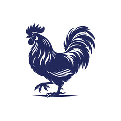 Chicken silhouette vector Clip art isolated design illustration