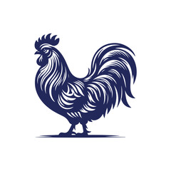 Chicken silhouette vector Clip art isolated design illustration