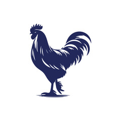 Chicken silhouette vector Clip art isolated design illustration