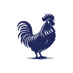 Chicken silhouette vector Clip art isolated design illustration