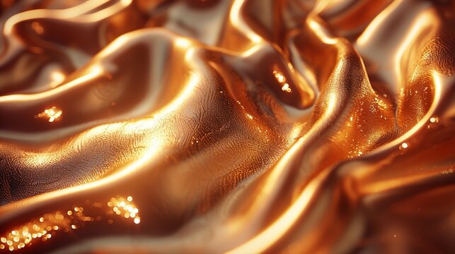 Metallic foil backgrounds with shiny surfaces and reflective elements add a sense of luxury and sophistication perfect for high-end and polished designs Background Illustration, Bright color tones, ,