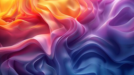 Obraz premium Wave pattern backgrounds with flowing lines and vibrant colors create a sense of movement and fluidity perfect for stylish and dynamic designs Background Illustration, Bright color tones, ,