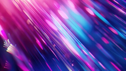 Abstract neon gradient background with blurred cyan purple color light flare texture