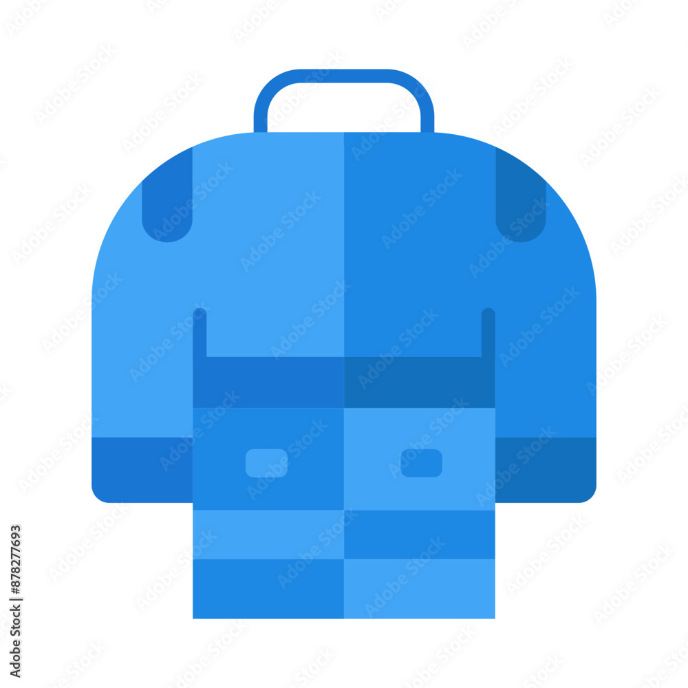 Sticker jacket flat icon